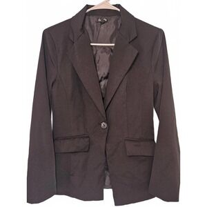 Camellia Women's Black One Button Lined Blazer Size‎ Small